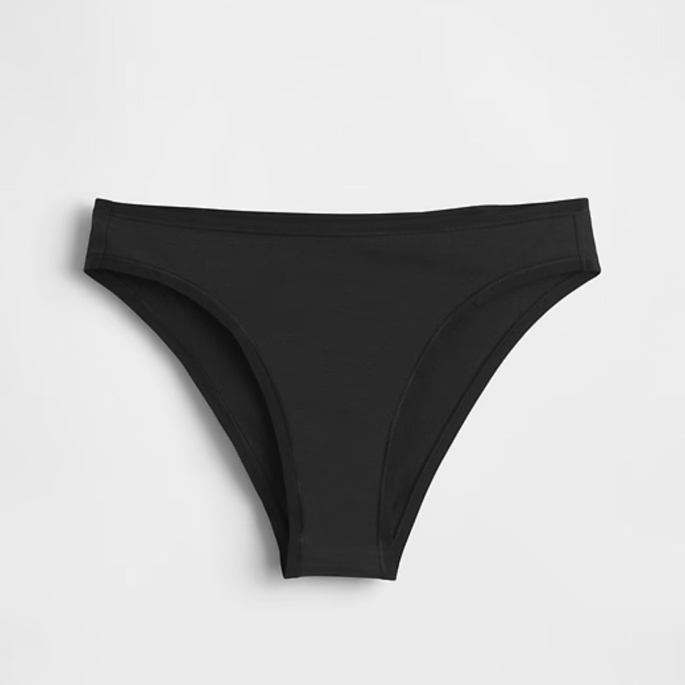 GAP Black Women's Organic Stretch Cotton Bikini Bottoms